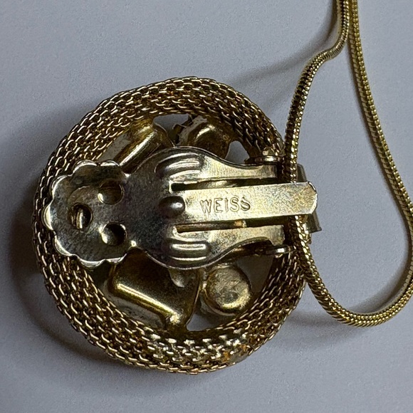 Vintage Weiss Peridot Necklace - Picture 4 of 5